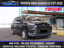 Pajak=Desember Genap Bunga=4,5% Km=41rb Toyota New Avanza E at 2022