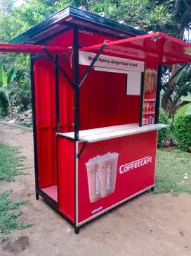 Booth container