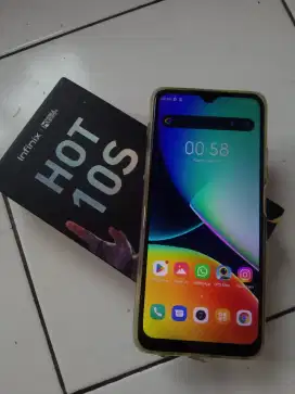 Infinix Hot 10s Ram 4GB/64GB Fullset ori segel