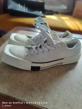 Converse x  Rick owens Turbodrk Chuck 70 s low white original