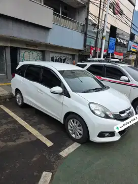 Honda Mobilio E CVT Matic Putih tgn 1 Mulus Terawat Siap Keluar Kota