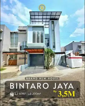 Dijual   Rumah Brand New Split Level 2½ lt Kebayoran Bintaro