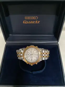 Seiko pilot SQ 100 vintage quart chronograph