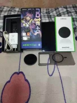 DIJUAL HP INFINIX NOTE 40 8/256 FULLSET