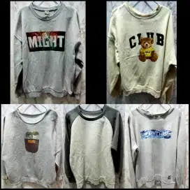 Thrift baju dan sweater Hoodie