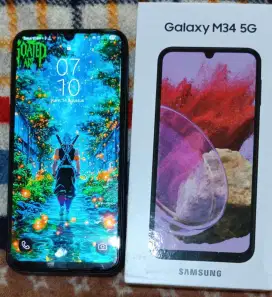 HP samsung m34 warna blue