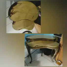 Dijual meja pajangan double dari batu onic