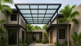 Canopy atap kaca