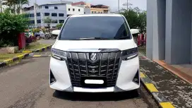 Toyota alphard g atpm tss 2022 pilotseat putih sunroof