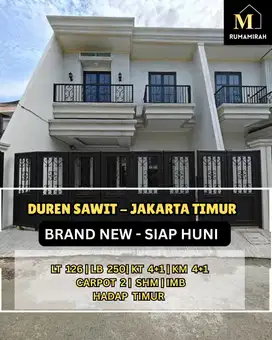 Rumah baru design classic di Duren sawit jakarta timur