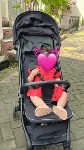 PRELOVED STROLLER COCOLATTE AUTO CONIC BLACK