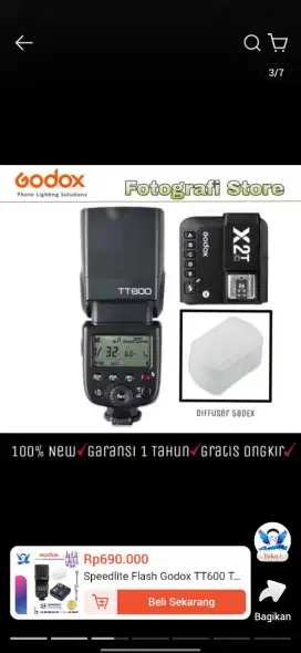 Godox TT600 flash