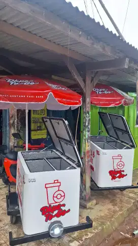 SEPEDA LISTRIK KOPI KELILING/SEPEDA GEROBAK KOPI/SEPEDA KOPI KELILING