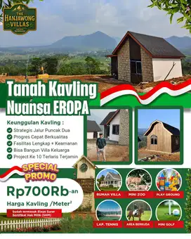 Kavling mewah harga murah hanya di the hanjawong villas