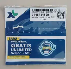 Xl 10 digit super cantik prabayar isi pulsa biasa