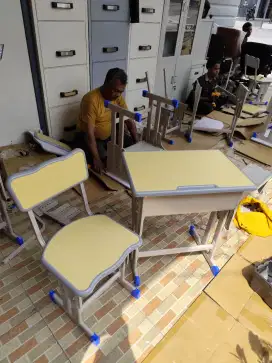 MEJA BELAJAR RANGKA BESI PREMIUM