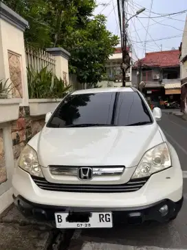Honda CRV 2.4 L A/T th 2008, Putih. Head Unit Android & apple car play