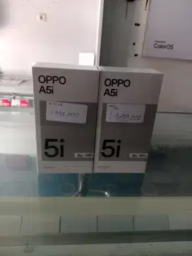 Oppo A5i ram 4+4/128:  1.599.000 ram 4+4/64: 1.399.000