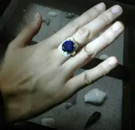 Batu Cincin King Blue Safir