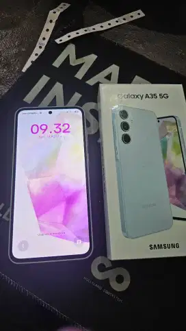 Samsung A35 6/256 fullsett masih garansi