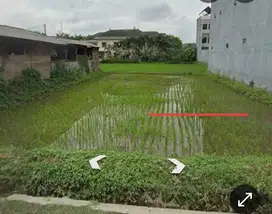 tanah 1100m2 shm mainroad Caringin jatinangor
