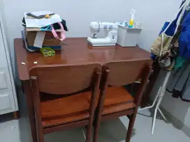 Meja makan 2 kursi