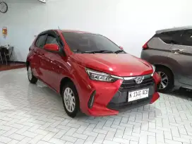 Toyota Agya G 1.2L CVT Tahun 2023 Merah Metalik