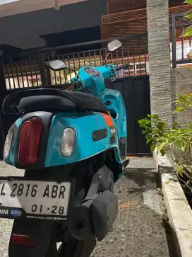 Yamaha Fazzio tahun 2022 hijau