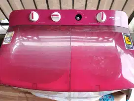 Jual mesin cuci 2 tabung Polytron kapasitas 9 kilo