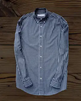 KEMEJA GIORDANO MOTIF SALUR, SIZE : XL TO L (LD110, P75)