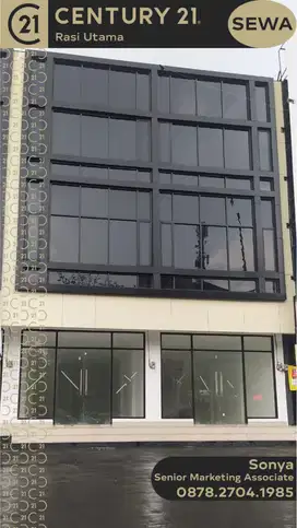 DISEWAKAN RUKO 3 LANTAI DI JALAN ALTERNATIF CIBUBUR