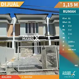 Dijual Rumah Baru Siap Huni Di Jalan Ikan Ikan Lowokwaru Malang(OLX577