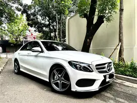 Mercedes Benz C200 Amg 2018 putih