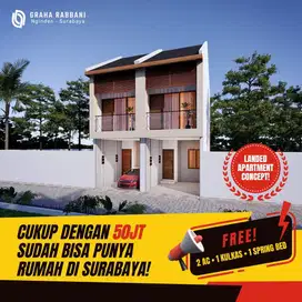 Rumah Bagus Konsep Apartemen SHM Surabaya Kota, Surabaya