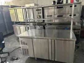 Undercounter chiller gea 2 pintu with upershelf mesin ori