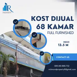 Jual kost 68 Kamar di Tomang Furnished sudah beroperasi ROI +- 9 % !