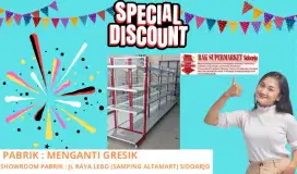 Rak minimarket Gondola