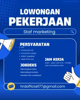 Administrasi staf marketing