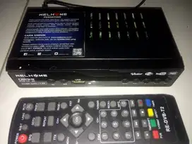 Welhome Crown HD STB TV digital YouTube set top box dvbt2 remote kabel