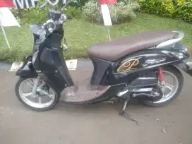 YAMAHA FINO PREMIUM BLUE CORD 125 TAHUN 2018