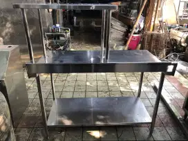 Meja 2 susun backsplash uppershelf (1 susun)