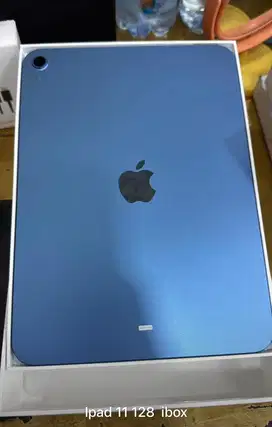Jual Ipad 11 (128) Second Like New IBOX BH 100% Garansi On!! (blue)