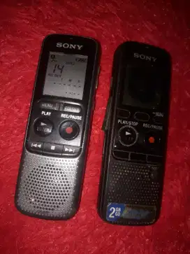 Audio jual Sony voice recorder satu hidup (normal) satu mati