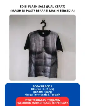 (BISA COD) JUAL CEPAT KAOS 3D PRINT 3