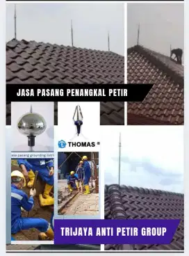Ahli jasa pasang penangkal petir dan grounding mesin