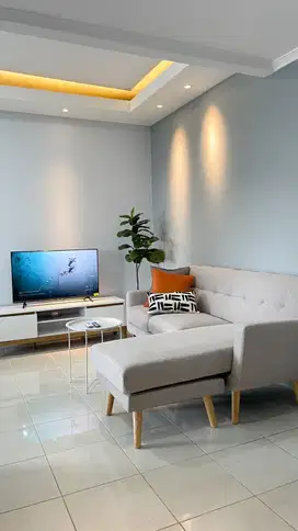 Disewakan Apartemen Sudirman Park Low Floor 2BR Full Furnished Tower A