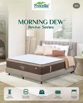 Spring Bed + Dipan Procella (Morning Dew Revive Series)