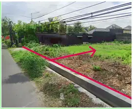 Lahan Tepi Jalan Aspal di Purwomartani Kalasan