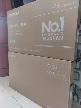 QLED 4K smart tv 43 inch Samsung Tcl Toshiba