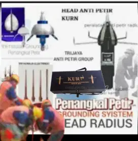 Ahli jasa pasang penangkal petir dan grounding mesin